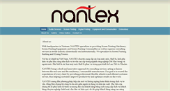 Desktop Screenshot of nantex-nantex.com