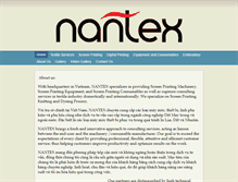 Tablet Screenshot of nantex-nantex.com